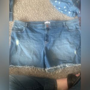 Lane Bryant jean shorts